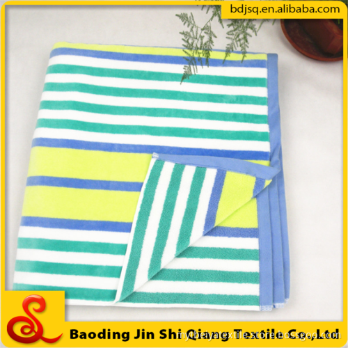 High Quality 100% Cotton Color Stripe Beach Towel Wholesale